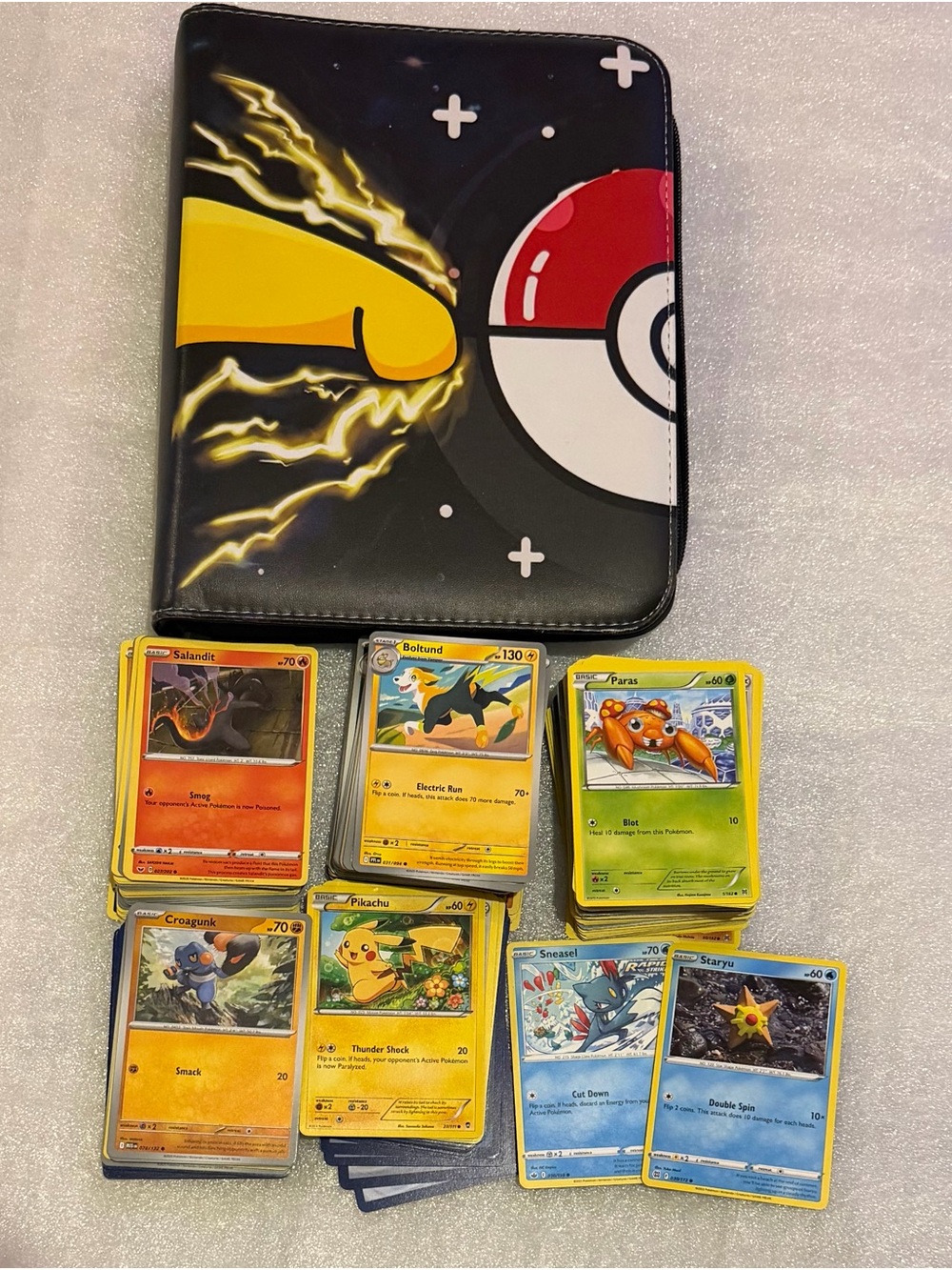Pokemon Yellow, Black, Gray Trading Card